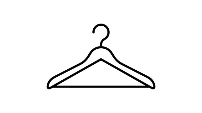 Minimalist Line Art Clothes Hanger