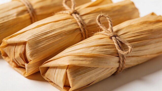 Tamales wrapped in corn husks
