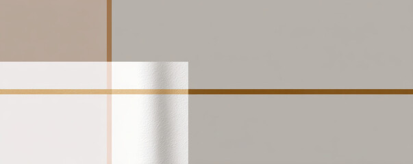 Calm abstract illustration featuring geometric pattern with clean line and muted tone creating soothing modern minimalist background design