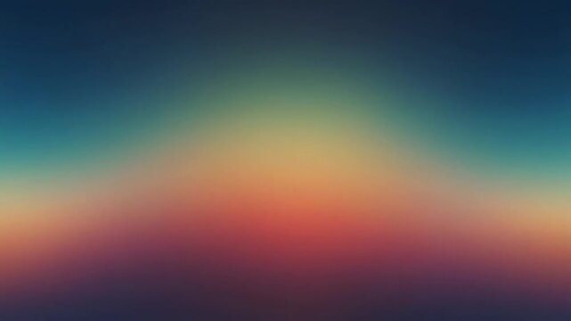 Abstract color gradient background. Minimalist design and modern aesthetics concept. Smooth blurred transition from dark blue to warm orange and purple.