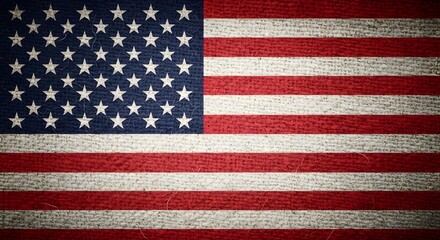 Fototapeta premium American flag with stars and stripes symbolizing freedom and patriotism