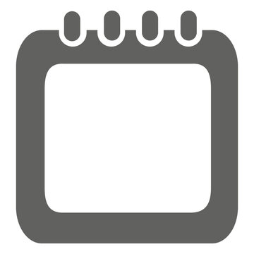 Spiral calendar box icon