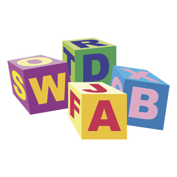 Cartoon abc blocks 02