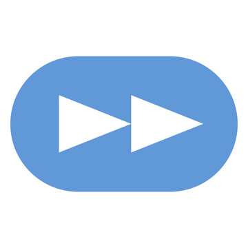 Fast forward button flat icon