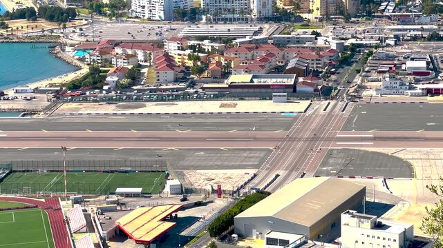 Strait of Gibraltar. 4k video.