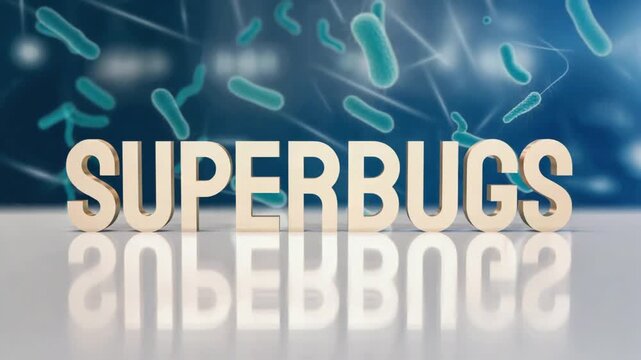 Superbugs. Research on bacteria and antibiotics.