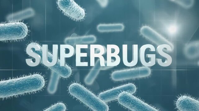 Superbugs. Research on bacteria and antibiotics.