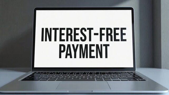Interest-free payment contract.
