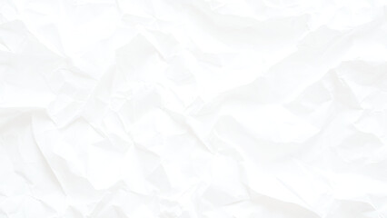 Fototapeta premium Close-up�of wrinkled white paper.