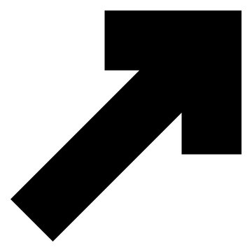 Right corner basic arrow