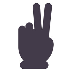 Obraz premium Fingers peace hand