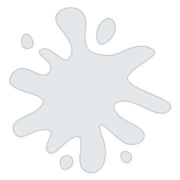 Cartoon stain splatter