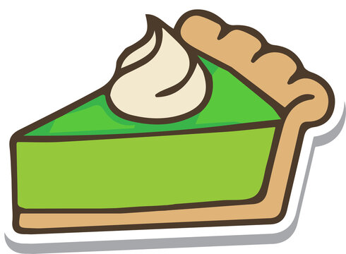 Matcha Pie Slice Cake