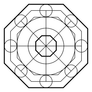 Octagon geometry shape