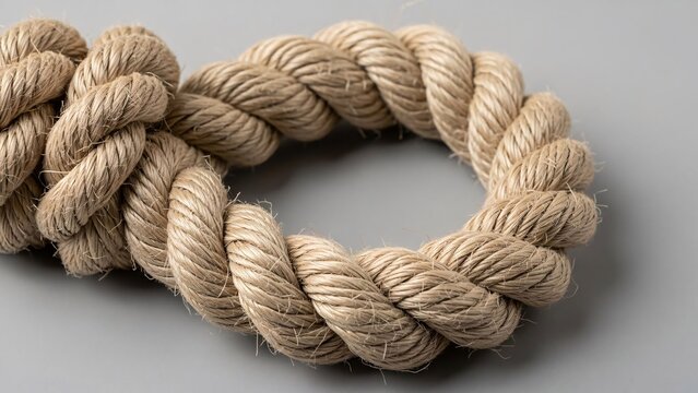 Intricate twisted rope design