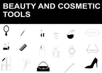 Fototapeta premium professional makeup set