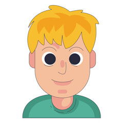 Obraz premium Big eyes light hair naive face
