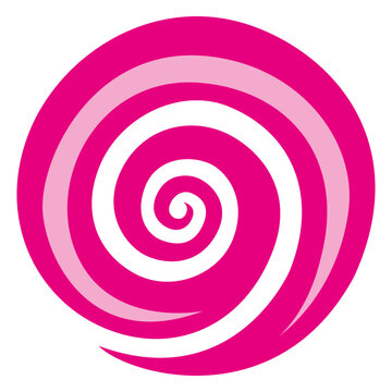 Majenta vortex swirl icon