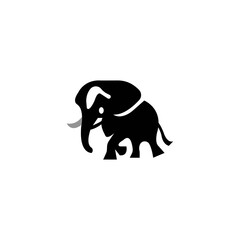 Obraz premium Simple and modern elephant logo design