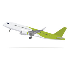 Obraz premium Airplane lifting off