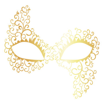 Colombina carnival mask icon