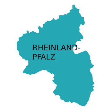 Rhineland palatinate state map