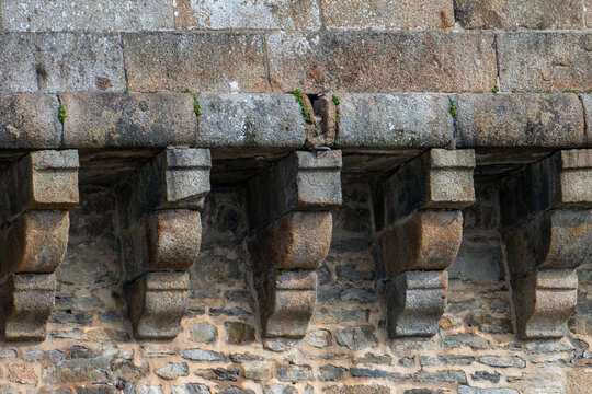 machicoulis sur les remparts de Saint-Malo