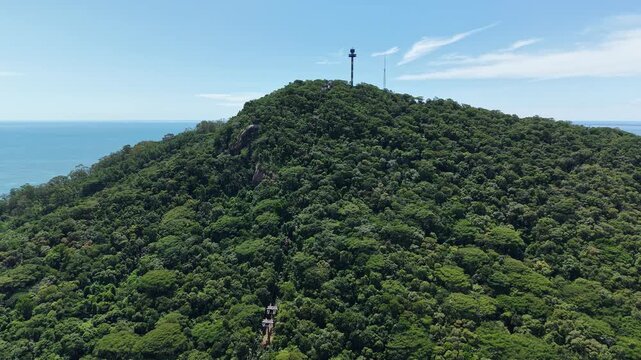 Balne&aacute;rio Cambori&uacute;, Santa Catarina, Brasil. Vista a&eacute;rea da orla de Balne&aacute;rio Cambori&uacute;.