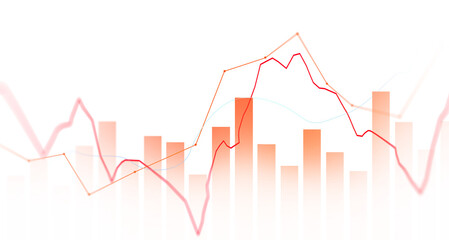 Transparent png Economic crisis, financial background. Financial graph chart falling,global...