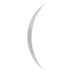 Thin crescent moon icon © Vexels