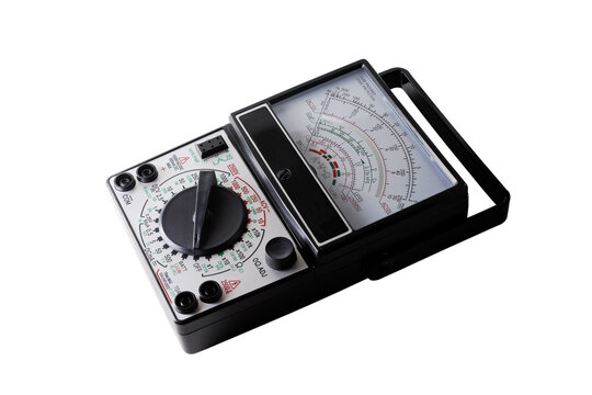 Analog pointer multimeter.