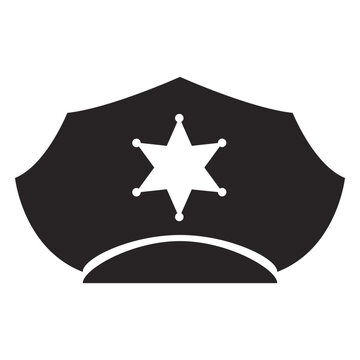 Service cap star silhouette