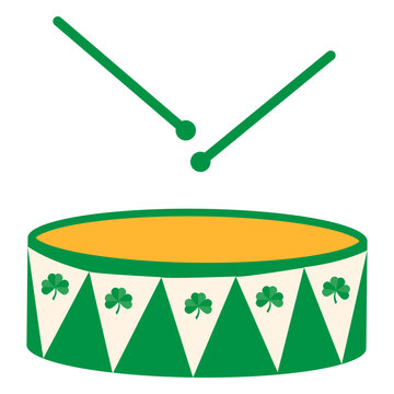 Drum drumstick flat