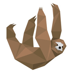 Claw sloth low poly © Vexels