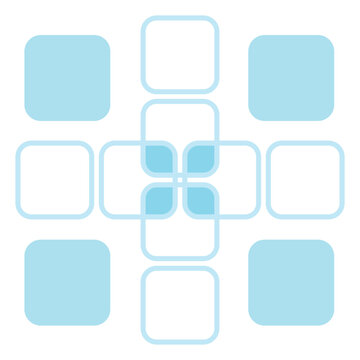 Elementos quadrados, patern, blocos