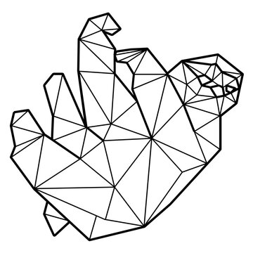 Sloth polygonal