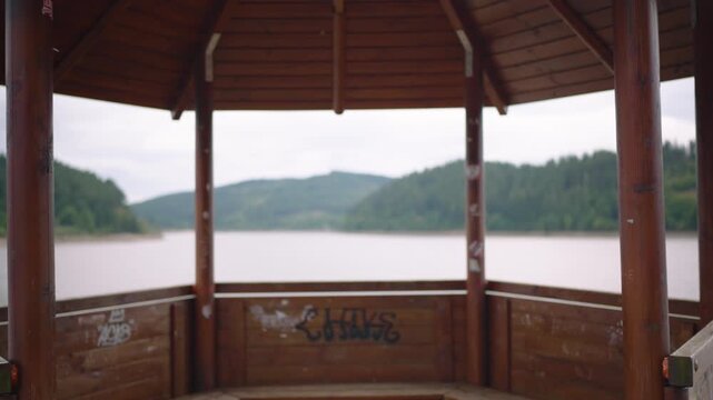 Amalienruhe Observation Pavillion at Schluchsee Schwarzwald Black Forest Germany