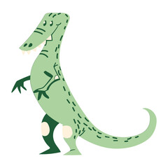 Standing cartoon dinosaur © Vexels