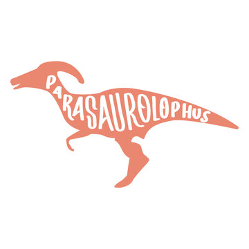 Parasaurolophus silhouette side