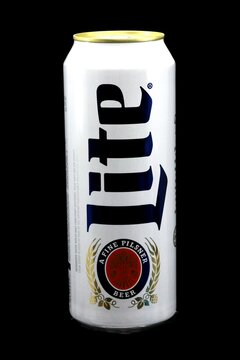 Beverage can of Lite Beer from Miller brewing
