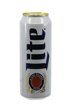 Beer can from Miller Lite brewing