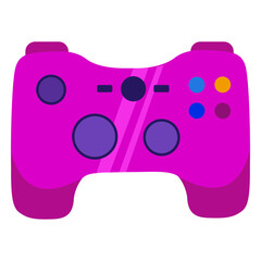 Gamer controller flat joystick © Vexels