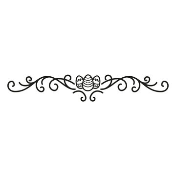 Easter eggs lace design easter eggs