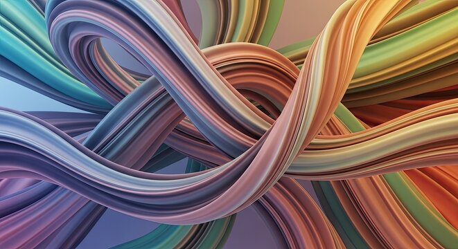 Abstract colorful wavy lines dynamic background for design and concepts