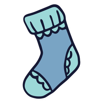 Children sock flat