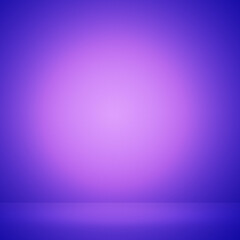 Obraz premium Purple square stage background with glowing light