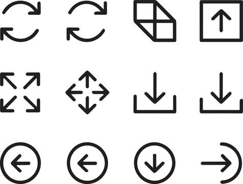 Black and white circular directional arrows and chevrons on grid background black arrows desi