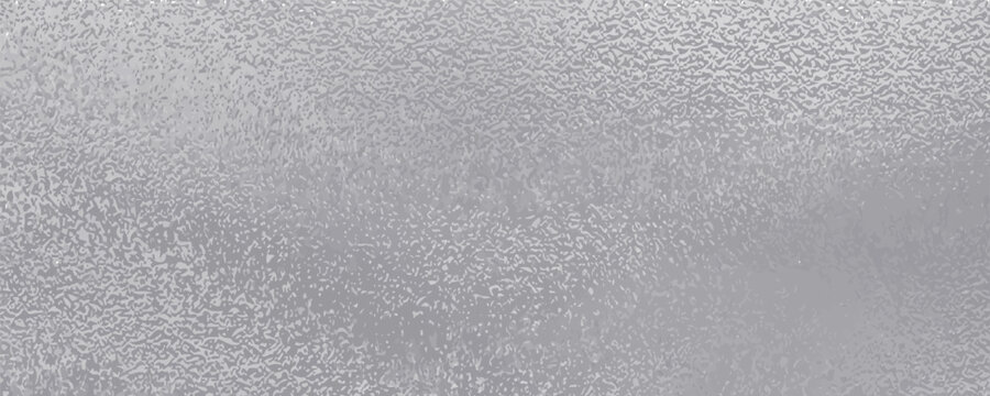 Vector shiny foil or silver metallic pattern. Texture of transparent, matte white and grey frosted glass, blur effect