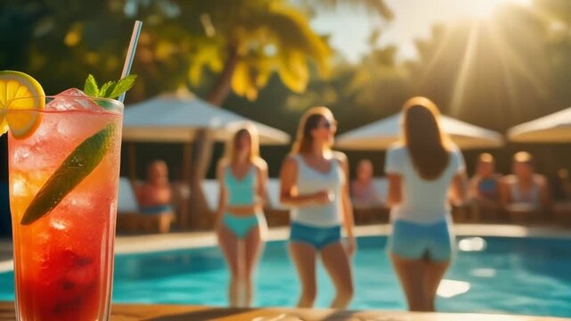 Cocktail Pool Poolparty 