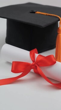 Graduationshut, Abschluss, Zeugnis 